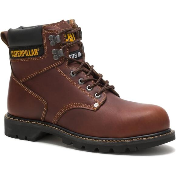 CAT Men’s Second Shift Steel Toe Work Boot P89817 Leather Slip Resistant main image 5
